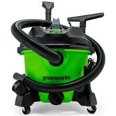 Пылесос строительный Greenworks G120WDV 220V 1200 Вт электрический