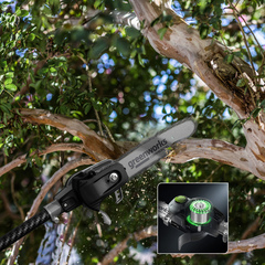 Высоторез-сучкорез Greenworks PS102T 82V (25 см) телескопический аккумуляторный, без АКБ и ЗУ