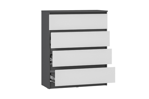 Комод Шарм графит / белый