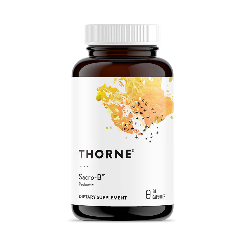 Sacro-B Probiotic, Thorne Research, 60 капсул 1