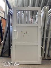 Дверь пластиковая входная Б/У 2040(в) x 1040(ш)