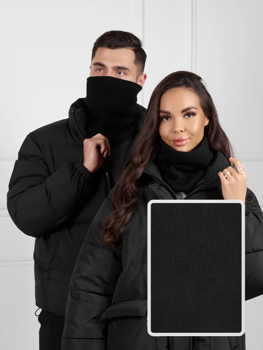 Снуд зимний для лица и шеи спортивный флисовый бафф