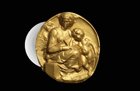 Силиконовый молд № 590 Мадонна ( Тондо Питти»)