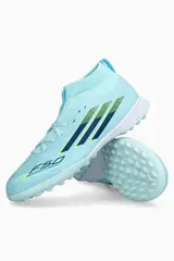 Сороконожки adidas F50 League Mid TF Junior - бирюзовый