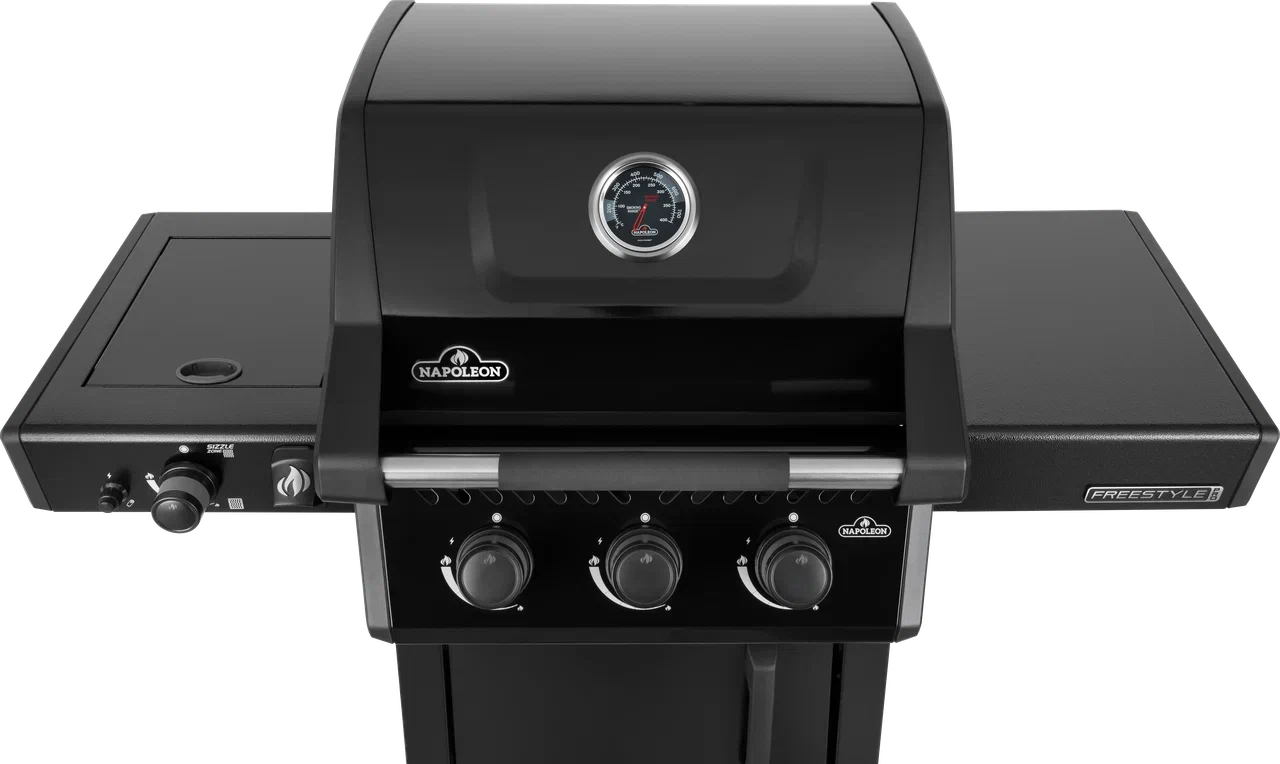 Газовый гриль Napoleon Freestyle PRO 365 SIB (черный, с ИК горелкой 2/3)