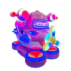 Аттракцион качалка с играми «Самолетик»