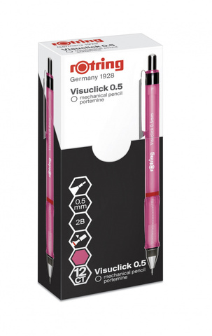 Карандаш механический Rotring Visuclick 0.5 mm розовый (2089095)