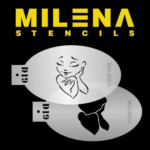 Трафарет Milena D19