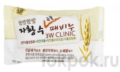 Мыло для лица и тела с экстрактом злаков 3W Clinic Grain Soap, 150 гр