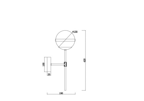 Настенный светильник Freya Sonder FR5204WL-01BS