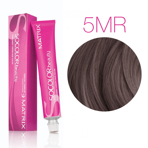 Matrix Socolor.beauty 5MR (Светлый шатен мокка красный) - Крем-краска для волос