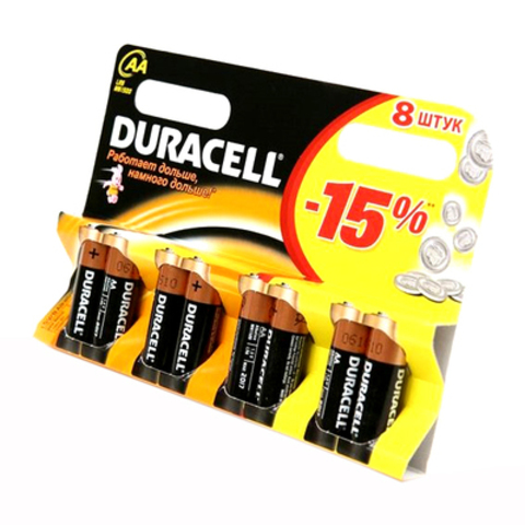 Батарейка пальчиковая"DURACELL" 8812