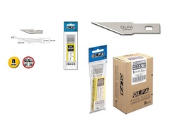 OLFA 6 мм, для ножа, перовые лезвия (OL-KB4-S/5)