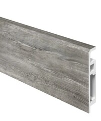 Напольный плинтус ПВХ Foresta Concept Санторини серый FC 019 2000х70х13 мм