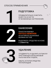 Ремувер для размягчения и удаления кутикулы с Д-пантенолом (CUTICLE REMOVER), 30мл (флакон)