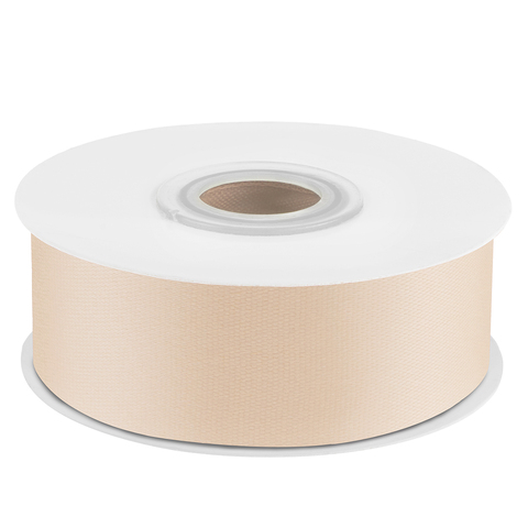 Лента Атласная (2,5см*22,85м) Светлое золото.