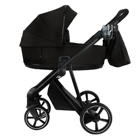 ROAN Коляска 2 в 1 Sol короб + прогулка leather/Black/Black