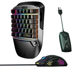 Клавиатура GameSir VX2 черный + мышь + ресивер