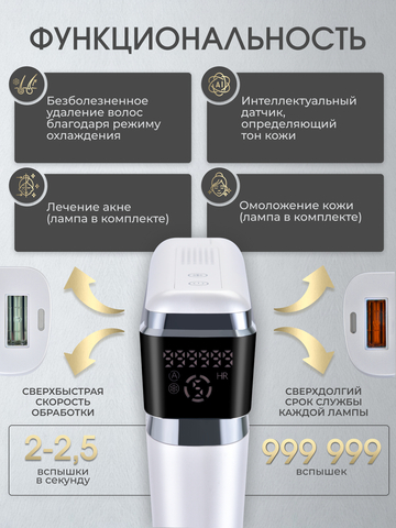 Фотоэпилятор Mismon MS-212b