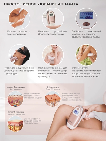 Фотоэпилятор Mismon MS-206B