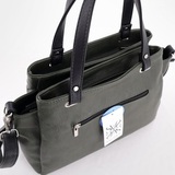 Сумка Саломея 457 македония оливковый + черный