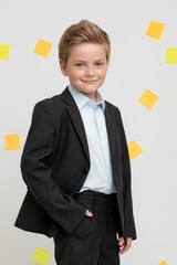 пиджак  для мальчика  ТК 37021/черный