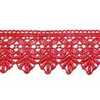 Кружево плетеное, ш. 5,9 см, бордовый