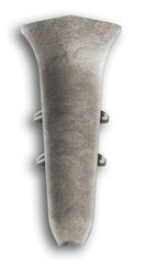 Угол внутренний для плинтуса 85мм "Идеал Классик", 547 Лофт светло-серый