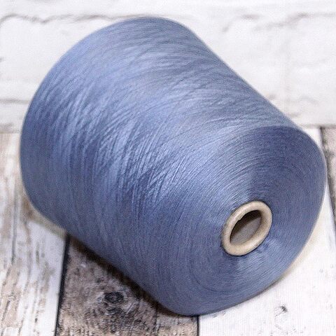 Кашемир с шелком (30%) FAIR SILK 2/120 серо-голубой