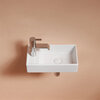 Ceramica Nova Element CN6051L Умывальник подвесной прямоугольный (чаша слева, отверстие под смеситель справа), 41.7x21.7, цвет: белый глянцевый