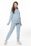 Спортивный костюм для беременных и кормящих 15870 голубой туман