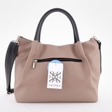 Сумка Саломея 465 норвежский тауп + черный