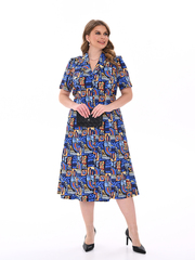 4536 Халат на пуговицах