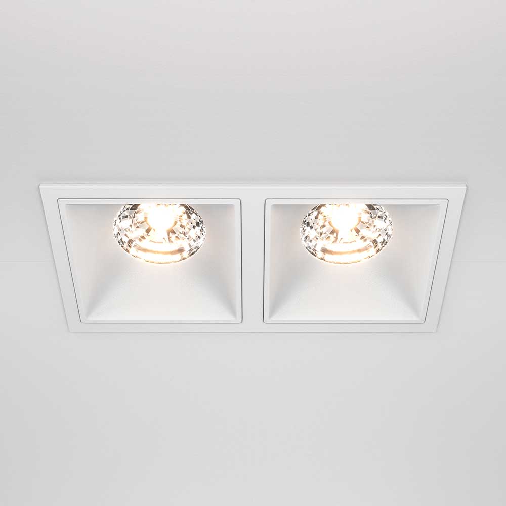 Встраиваемый светильник Maytoni Alfa LED DL043-02-15W3K-D-SQ-W