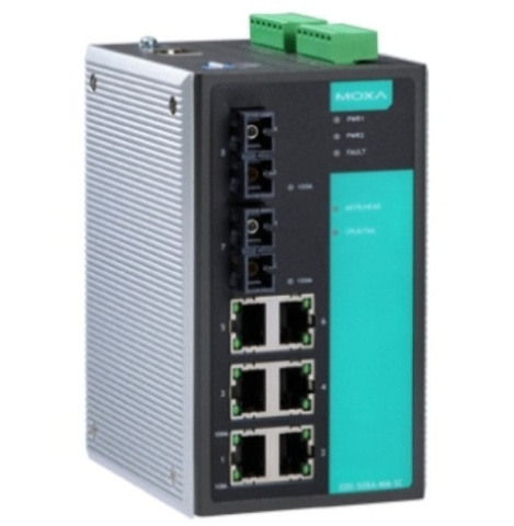 Коммутатор управляемый MOXA EDS-508A-SS-SC