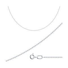 Цепь якорное плетение из серебра 0,3