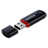 Флешка 8 GB USB 2.0 SmartBuy Crown (Черный)