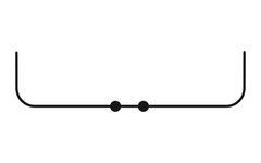 ST 2,5/2P BU-Проходные клеммы