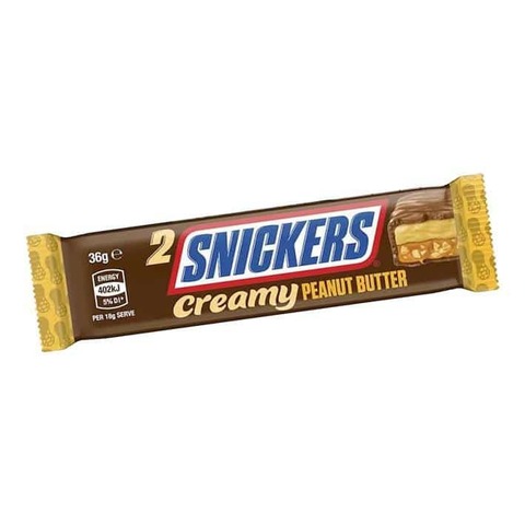 Шоколадный батончик Snickers Creamy Peanut Butter