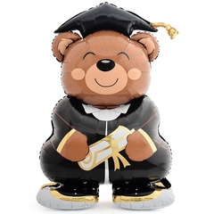 ФИГУРА AIR Мишка Выпускник коричневый