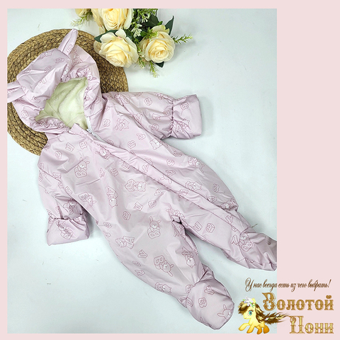 Комбинезон евро-мех (68-80) 241007-NV4424