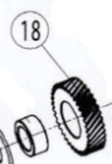 Запчасть №18 для Ken 6110B - Шерстерня 2