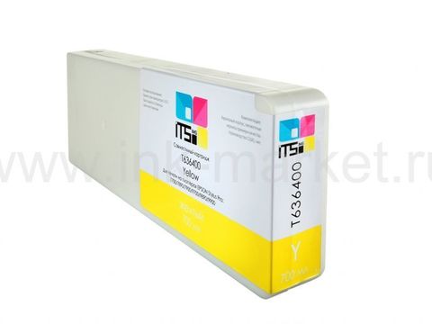 Совместимый картридж Optima для Epson Stylus Pro 7700/9700/7890/9890/9900 Yellow 700 ml Pigment (C13T636400)