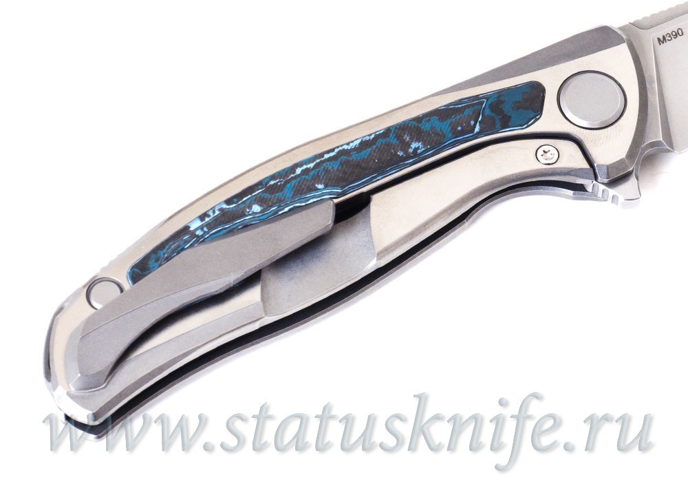 Нож Широгоров Флиппер F95NL 3M M390 CF ARCTIC STORM MRBS