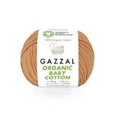 Пряжа Gazzal Organic Baby Cotton 438 абрикос