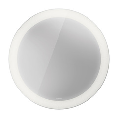 Duravit Happy D.2 Plus Зеркало круглое d700 мм, декор: radial, LED 3500, 31w, сенсор, регулировка яркости, приглушение света + выключатель HP7480S0000 фото