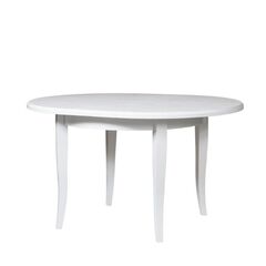 Обеденный стол Фидес 105(135)x105 (белый)