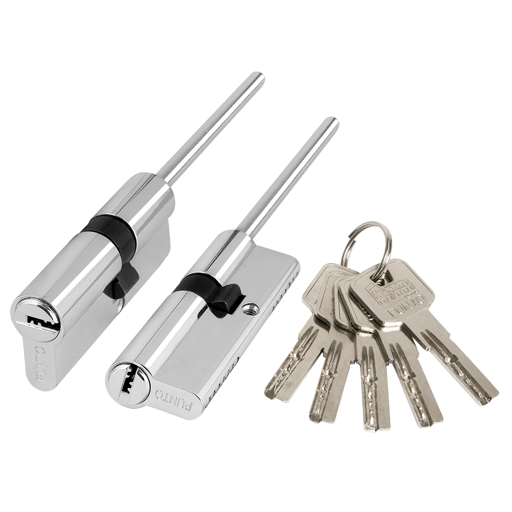 Цилиндр ключ-шток Фуаро Z3007Tang85(50+10+25) CP, цвет хром (гарантия - 12 месяцев)