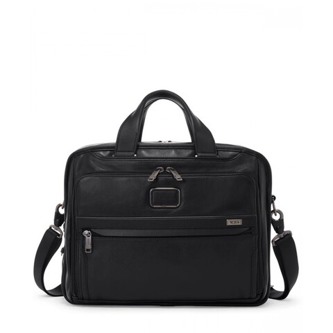 Портфель кожаный Organizer/Black