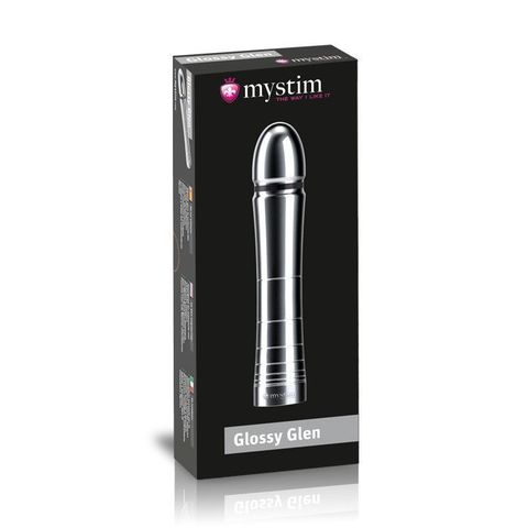 Фаллоимитатор для электростимуляции Glossy Glen Dildo - 14 см. - MyStim 46125